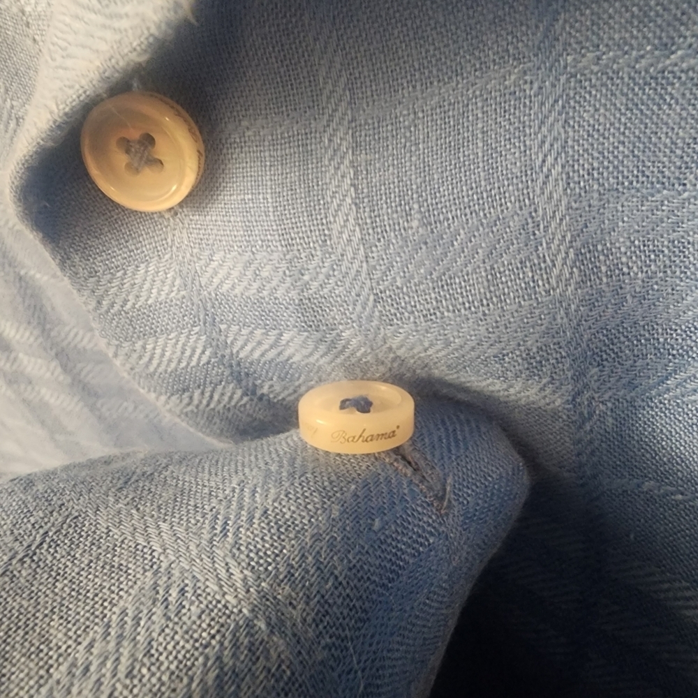 Tommy Bahama 100% Linen Casual Button-Down Shirt Mens XL - Picture 4 of 7